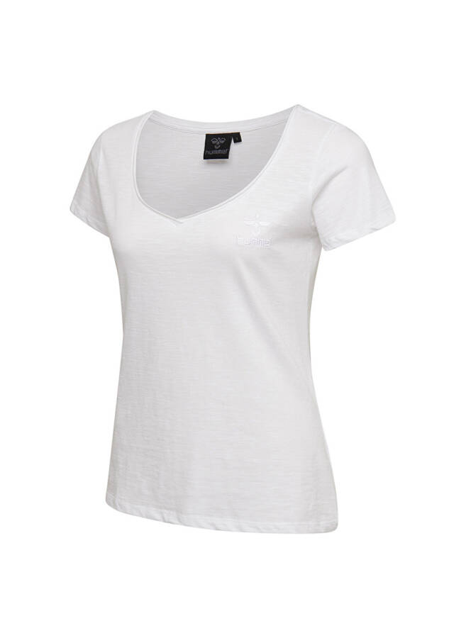 Hummel ALMA T-SHIRT S/S TEE White Women's T-Shirt - 2