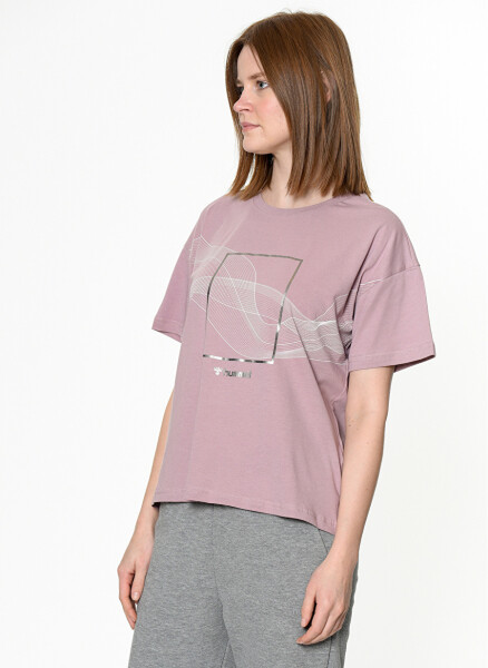 Hummel DIGNA T-Shirt S/S TEE Purple Women's T-Shirt - 4