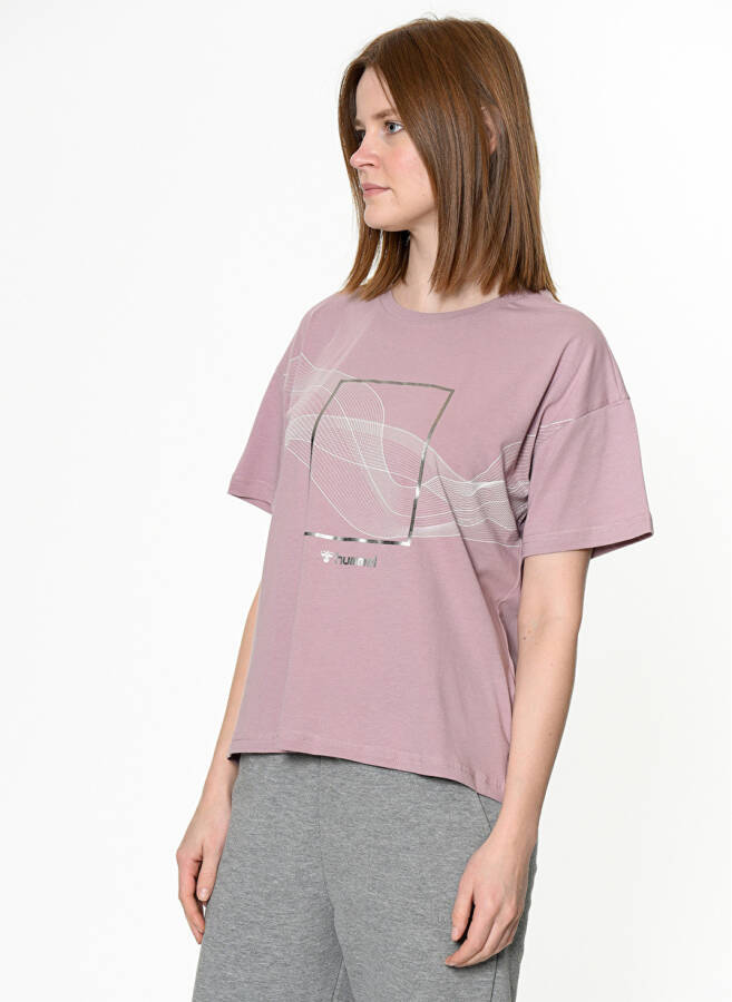 Hummel DIGNA T-Shirt S/S TEE Purple Women's T-Shirt - 4