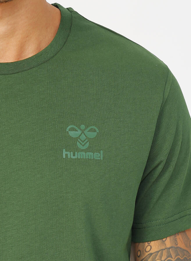 Hummel KEVINS Yeşil Erkek T-Shirt 910995-6761 - 5