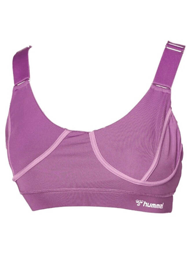 Hummel Purple Women's Round Neck T-Shirt 911768-3607 - 3