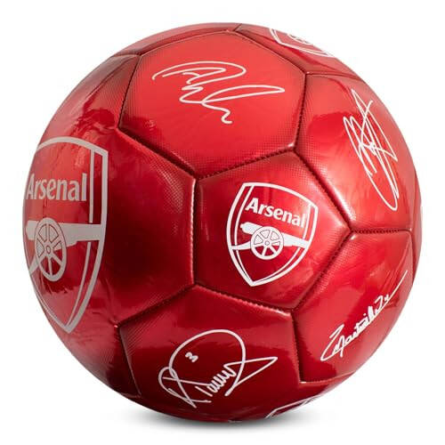 Hy-Pro Officially Licensed Classic Signature Football | Metallic, Size 5, Training, Match, Merchandise, Collectible for Kids and Adults - 3