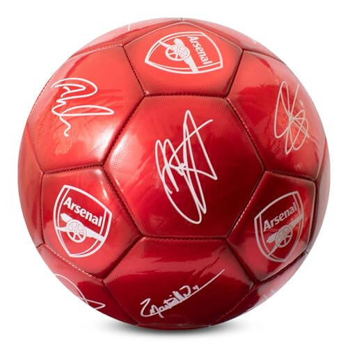 Hy-Pro Officially Licensed Classic Signature Football | Metallic, Size 5, Training, Match, Merchandise, Collectible for Kids and Adults - 6