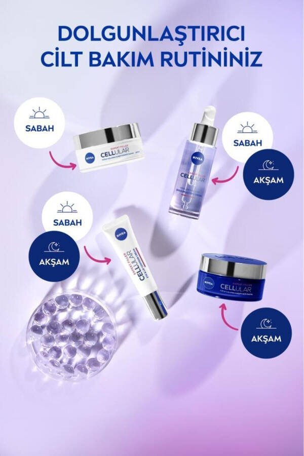 Hyaluron Cellular Filler Sıkılaştırıcı Göz Bakım Kremi 15ml, İnce Çizgi Görünümü Azaltıcı, Kolajen - 4