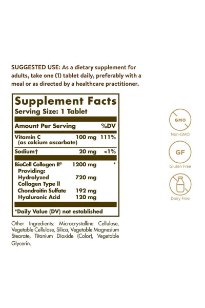 Hyaluronic Acid 120 Mg 30 Tablets - 13