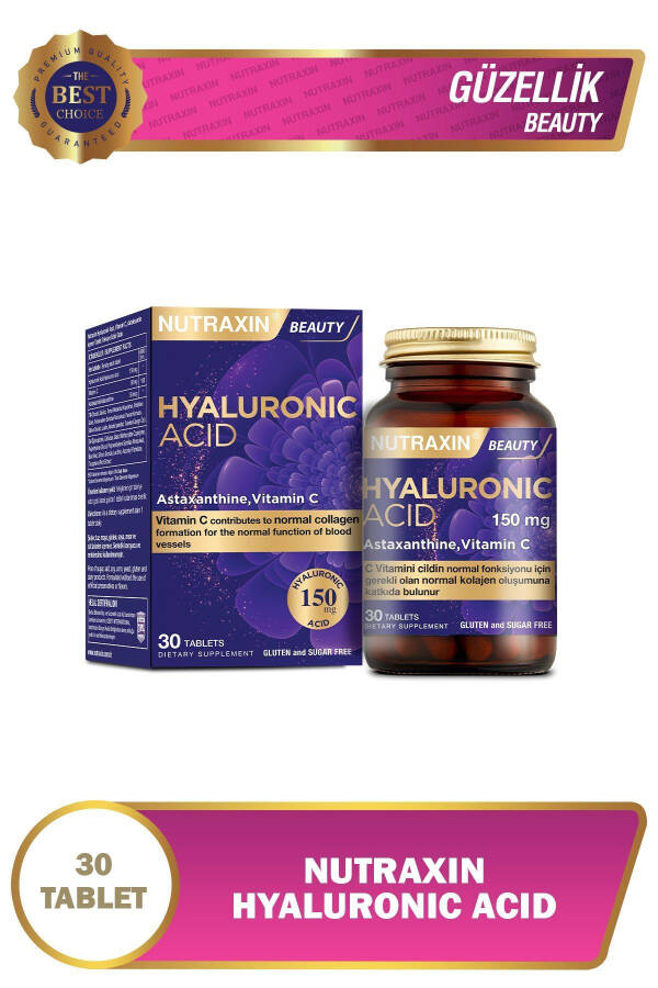 Hyaluronic Acid Dietary Supplement 30 Tablets - 7