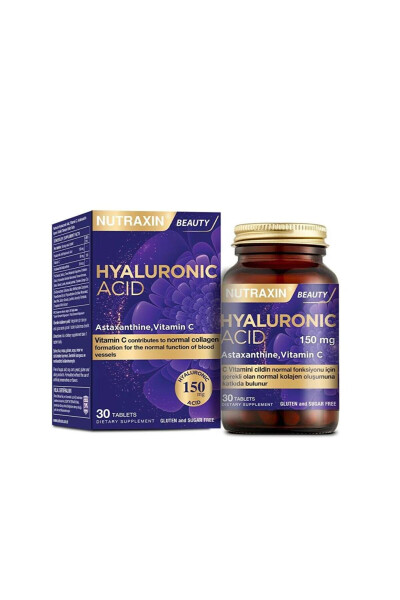 Hyaluronic Acid Dietary Supplement 30 Tablets - 9