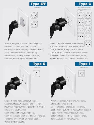 HYTED 1600 Watt Voltaj Dönüştürücü 220V'den 110V'a Saç Kurutma Makinesi, Pirinç Pişirici, Blender, Kahve Makinesi Gibi Tüm Amerikan Cihazları İçin, Dalgalanma Korumalı, Yüksek Güçlü Aşağı Adım Trafosu ABD'den AB/İngiltere/Avustralya/Asya'ya - 3