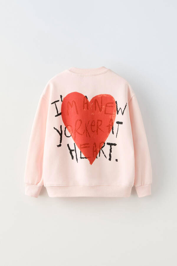 I LOVE NY ® baskılı sweatshirt - Pembe - 2