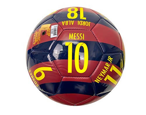 Icon Sport Barcelona Futbol To'pi (5-o'lcham), Litsenziyalangan Barselona Futbolchilari Ismi va Raqami bo'lgan To'p #5 - 3