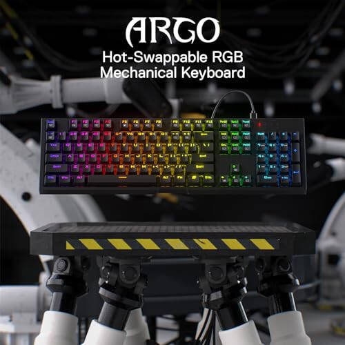 Игровая клавиатура Redragon K670 RGB с подсветкой, 104 клавиши, механическая клавиатура с горячей заменой, модернизированный разъем, тихий линейный красный переключатель - 2