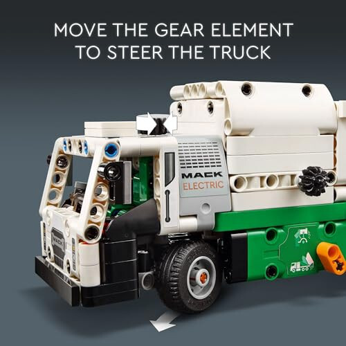 Игрушечный мусоровоз LEGO Technic Mack LR Electric, Строительный детский грузовик для ролевых игр, Отличный подарок для мальчиков, девочек и детей от 8 лет, любящих игрушки и транспортные средства для утилизации, 42167 - 4