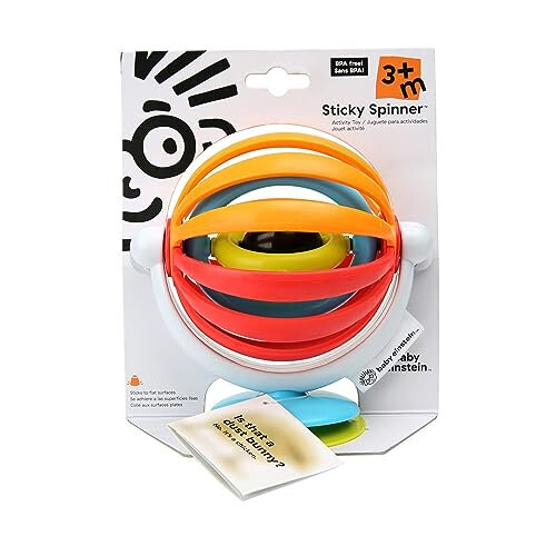 Игрушка для активности на высоком стульчике Baby Einstein Sticky Spinner без BPA, от 3 месяцев - 5