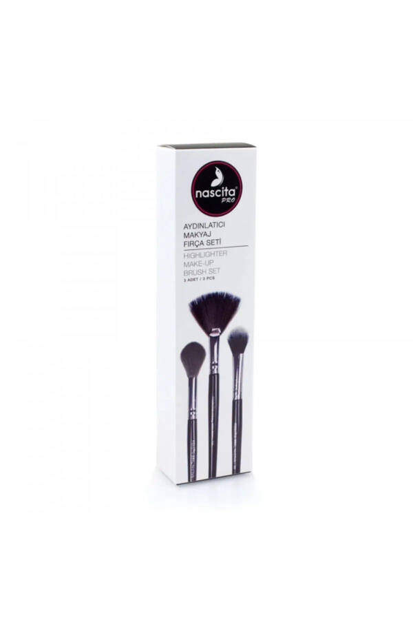 Illuminating Makeup Brush Set - 49 + Oval Shaped Concealer Brush - 136 - 2