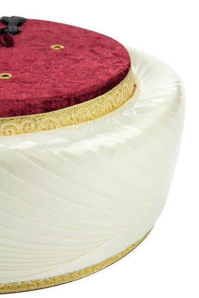 Imam's Turban - Gilded - Cream Color - 4