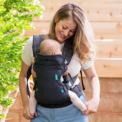 Infantino Flip 4-in-1 Carrier - Ergonomic for Newborns and Older Babies 8-32 lbs - 36