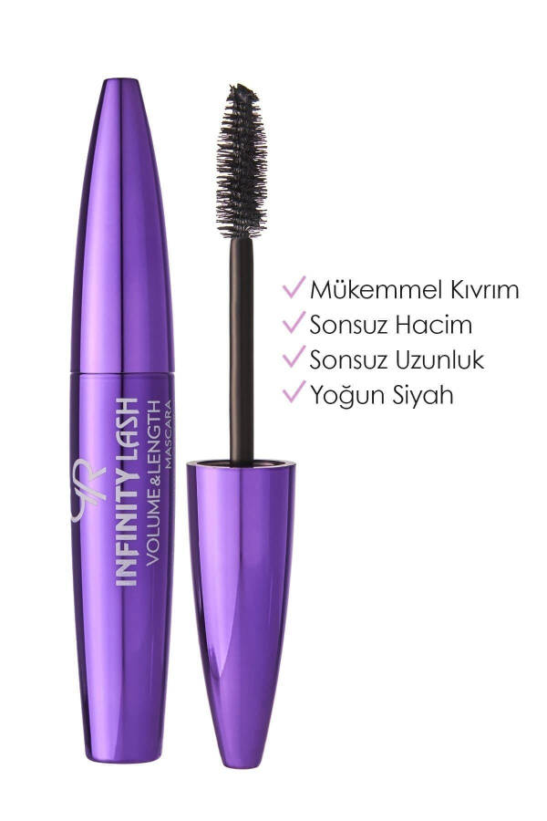 Infinity Lash Hajm va Uzunlik Maskarasi - Qora - Buqiladigan Maskara - 8691190069261 - 1