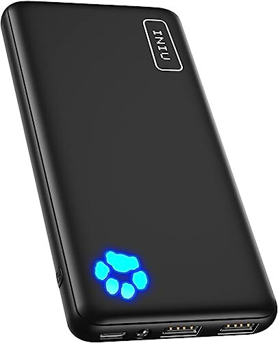 INIU Taşınabilir Şarj Cihazı, En İnce 10000mAh 5V/3A Güç Bankası, USB C Giriş & Çıkış Yüksek Hızlı Şarj Pil Paketi, iPhone 15 14 13 12 X Samsung S22 S21 Google iPad vb. ile Uyumlu Harici Telefon Güç Bankası - 1