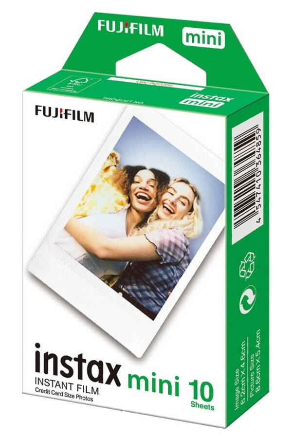 Instax Mini 12 Fotoğraf Makinesi - 10'lu Film - Simli Pleksi Kılıf Ve Mıknatıslı Çerçeve Seti 2 Mavi - 8