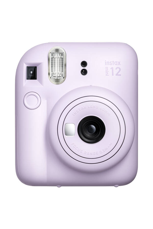 Instax mini 12 Lila Fotoğraf Makinesi - 10'lu Film - Mini Albüm ve Deri Kılıf Seti - 6