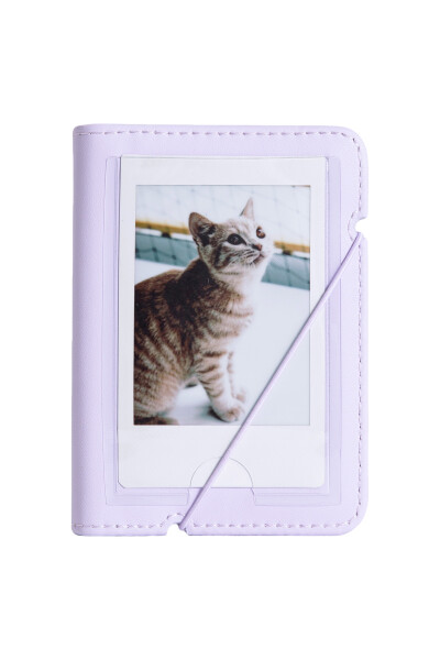 Instax mini 12 Lilac Camera - 10 Pack Film - Mini Album and Leather Case Set - 4