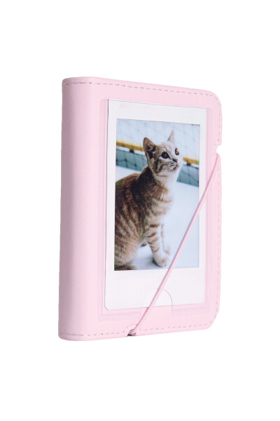 Instax mini 12 Pink Camera-10 Pack Film-Mini Album and Leather Case Set - 3