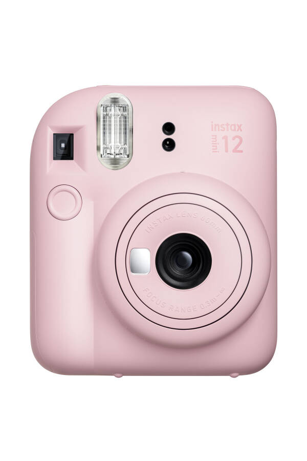 Instax mini 12 Pink Camera-10 Pack Film-Mini Album and Leather Case Set - 6