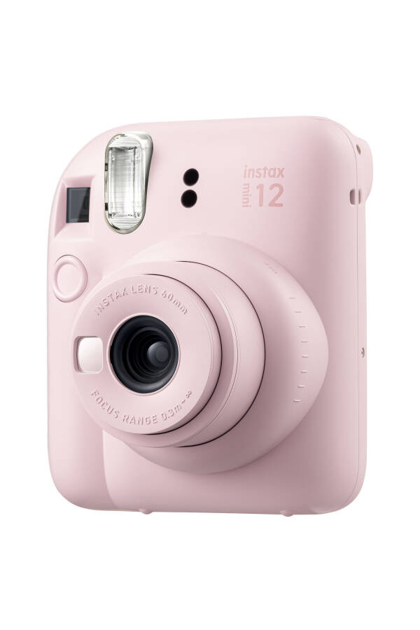 Instax mini 12 Pink Camera-10 Pack Film-Mini Album and Leather Case Set - 7