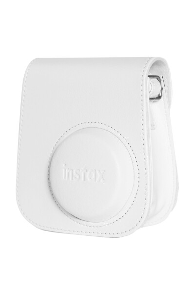 Instax mini 12 White Camera - 10 Pack Film - Mini Album and Leather Case Set - 7