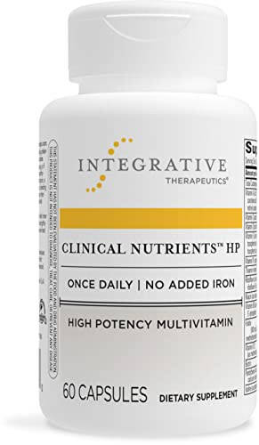 Integrativ davolash klinik ozuq moddalari HP - C vitamini, rux, biotin va B12 vitamini bilan multivitamin - Erkaklar va ayollar uchun antioksidant qo'llab-quvvatlash qo'shimchasi* - Sut mahsulotlari yo'q - 60 kapsula - 1