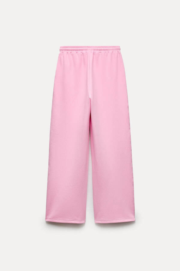 INTERLOCK JOGGER PANTS white Pink - 12