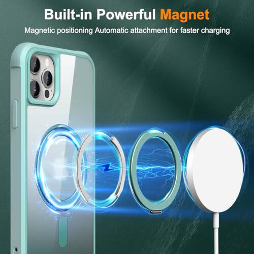 iPhone 12/12 Pro Case with 360° Rotatable Magnetic Ring Stand [Military Grade Protection] - 3