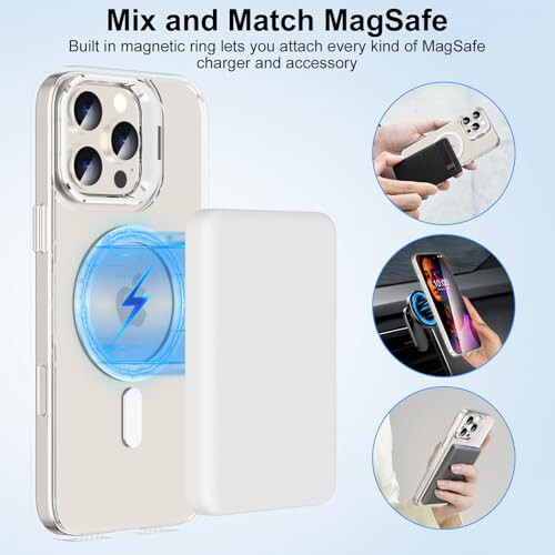 iPhone 16 Pro Max Case Magnetic Kickstand & Screen Protector - 3