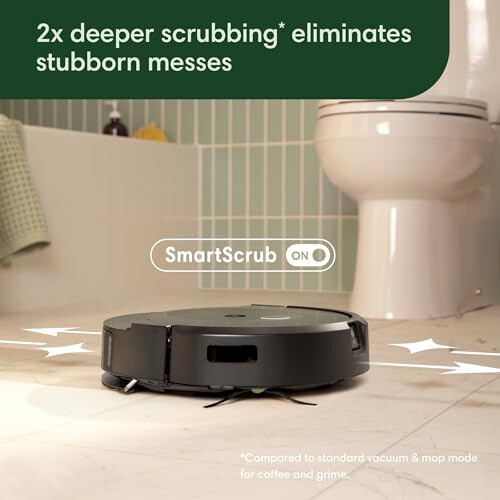 iRobot Roomba Combo 10 Max Robot Vacuum and Mop + AutoWash Dock (x0850) - Multi-Functional Base, Refills Bin, Washes & Dries It's Mop Pad, Self-Emptying, Auto-Retract Mop Pad, Avoids Obstacles - 5