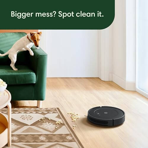 iRobot Roomba Vac Robot Vacuum (Q011) - Power-Lifting Suction, Alexa, Quieter Cleaning Mode, Multi-Surface Cleaning, Cleans in Neat Rows, Easy to use, Self-Charging - 5