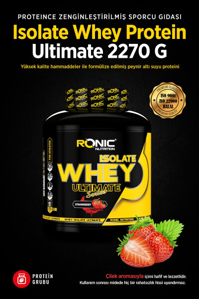 Isolate Whey Protein Powder Ultimate 2270 G Muscle Building Protein Powder (STRAWBERRY FLAVORED) - 4