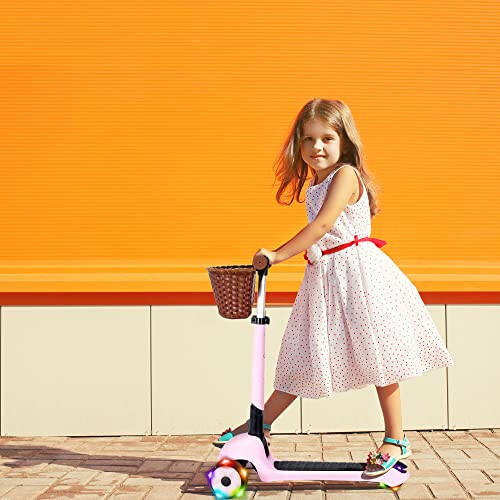 iSporter 3-Wheeled Toddler Scooter for Kids Ages 2-5, Toddlers Age 3-5 Year Old Boys and Girls- Kid Three Wheel Scooters with LED Light Up Wheels, Lean to Steer, and Height Adjustable - 6