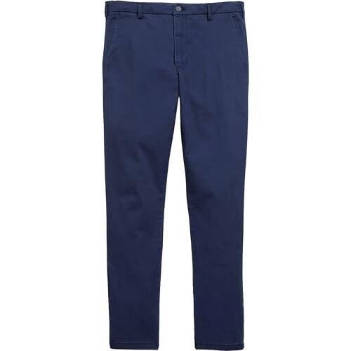 IZOD Erkek Saltwater Streç Düz Ön Slim Fit Chino Pantolon - 5