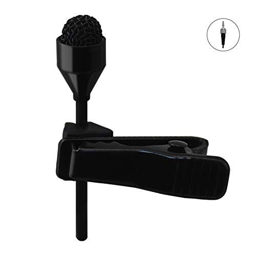 J K Pro Lavalier Lapel Microphone MIC-J 044 Compatible with Sennheiser Wireless Transmitter - Omnidirectional Condenser Mic - 2