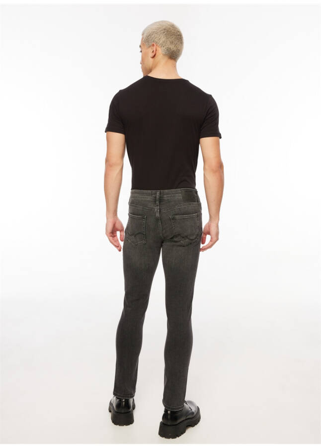 Jack & Jones 12159030_JJIGLENN Black Men's Low Waist Slim Fit Denim Pants - 10