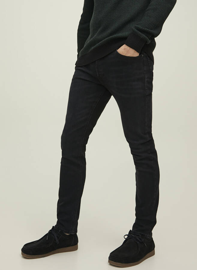 Jack & Jones 12202099_JJITIM JJORIGINAL CJ 789 N Siyah Erkek Normal Bel Slim Straight Denim Pantolon - 5