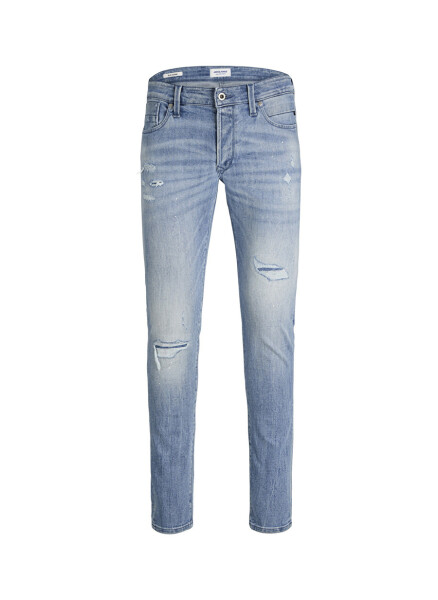 Jack & Jones 12229202_JJIGLENN JJBLAIR GE 202 No Mavi Erkek Düşük Bel Slim Fit Denim Pantolon - 7