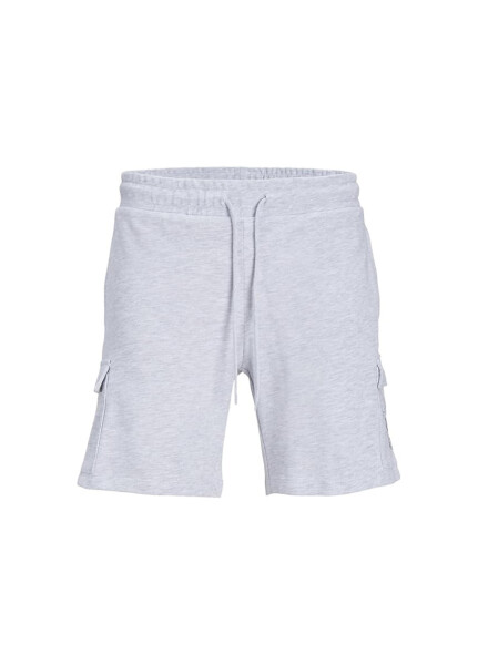 Jack & Jones Bağlamalı Bel Normal Beyaz Erkek Şort JPSTLOGO SWEAT SHORTS 2 COL SN GMS - 3