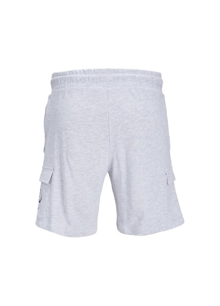 Jack & Jones Bağlamalı Bel Normal Beyaz Erkek Şort JPSTLOGO SWEAT SHORTS 2 COL SN GMS - 4