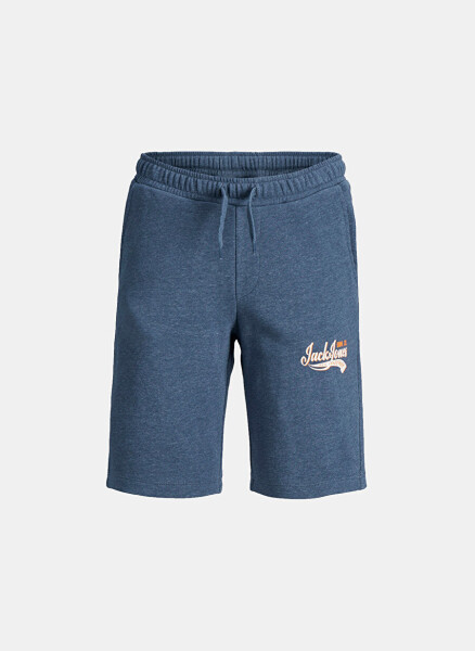 Jack & Jones Bağlamalı Bel Normal Lacivert Erkek Şort JPSTLOGO SWEAT SHORTS 2 COL SN GMS - 1