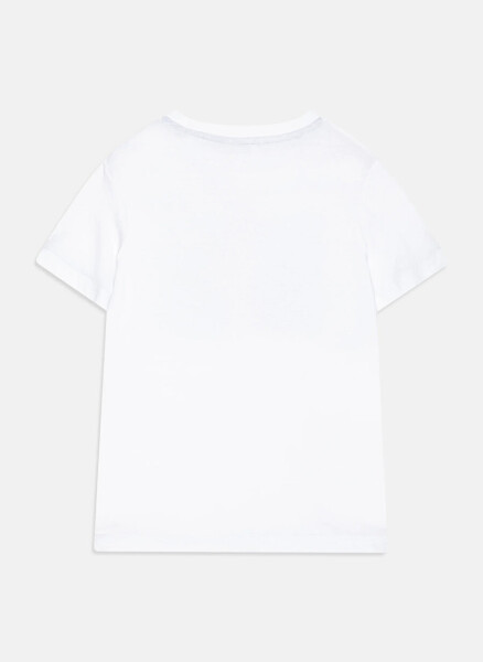 Jack & Jones Baskılı Beyaz Erkek T-Shirt JJNAVIN TEE SS CREW NECK JNR - 3