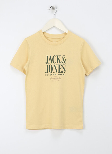 Jack & Jones Baskılı Sarı Erkek Çocuk T-Shirt JORLUCCA FASTRUNNER1 TEE SS CREW JN - 1