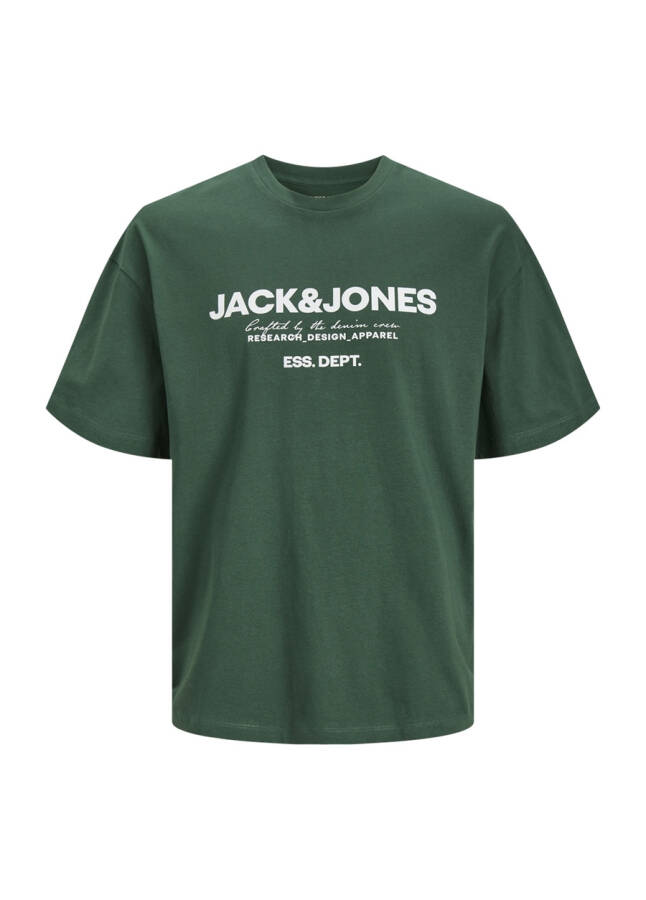 Jack & Jones Bisiklet Yaka Yeşil Erkek T-Shirt JJGALE TEE SS O-NECK LN - 10