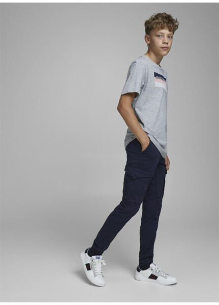 Jack & Jones Black Boys' Straight Cargo Pants - 4