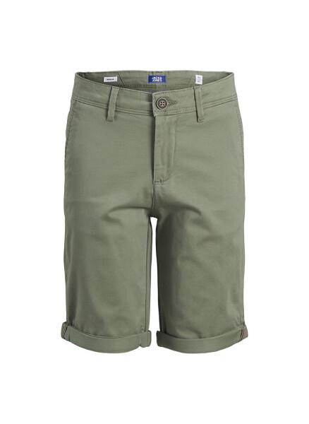 Jack & Jones Boys' Regular Fit Green Shorts - 1